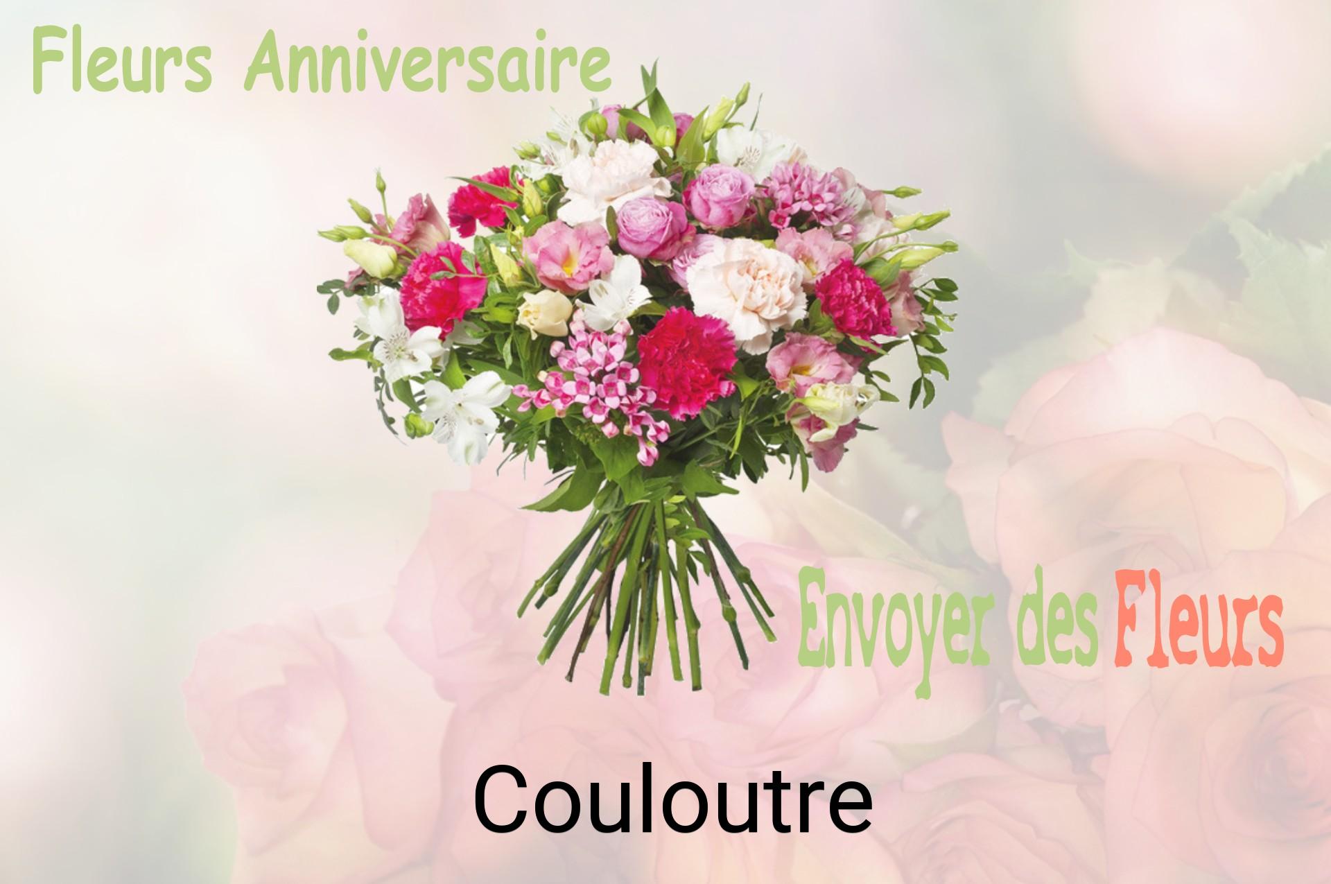 Bouquet de fleurs d’anniversaire livré à Couloutre